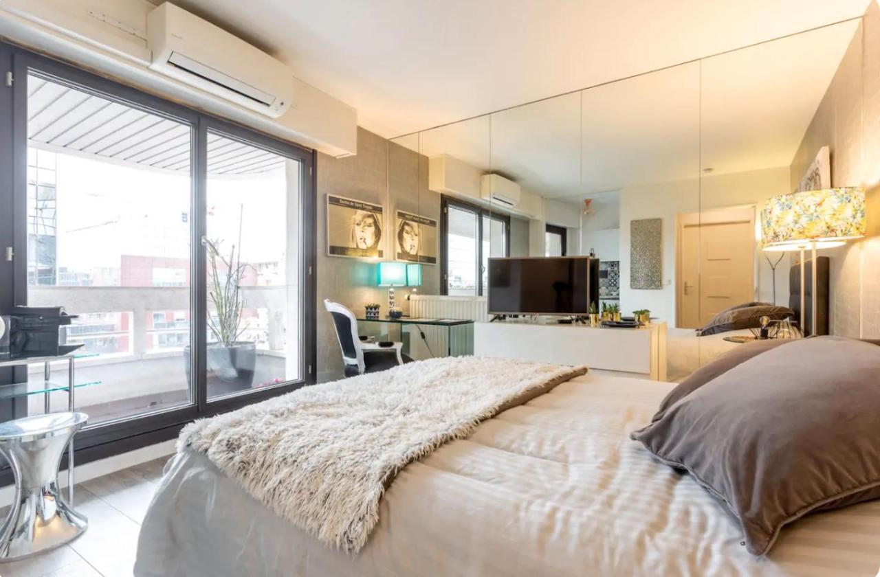 Beautiful Modern Fully Furnished Studio Levallois-Perret Exteriér fotografie